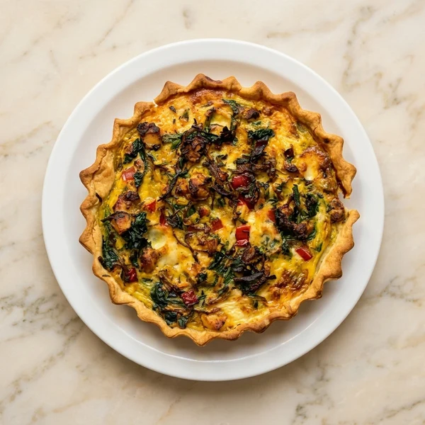 Tarta casera de verduras